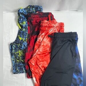 Colorful Athletic Shorts Set